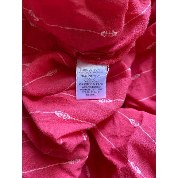 Ann Taylor loft softened top pink boho S - Picture 3 of 5